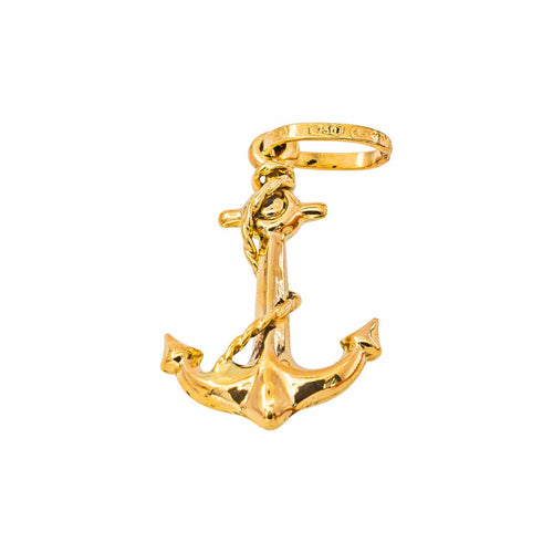 Pendentif ancre en or jaune 58 Facettes 5786557CN