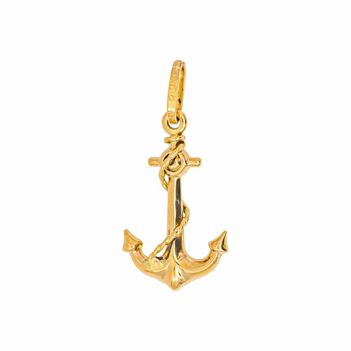Pendentif ancre en or jaune 58 Facettes 5786557CN