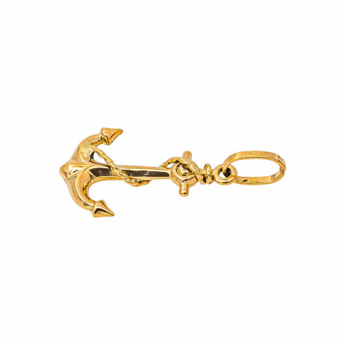 Pendentif ancre en or jaune 58 Facettes 5786557CN