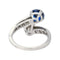 50.5 Bague Toi & Moi en platine, saphir et diamants 58 Facettes 5839186RV