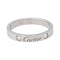 52 Cartier C de Cartier - Bague alliance en platine et diamants 58 Facettes 5898094CN