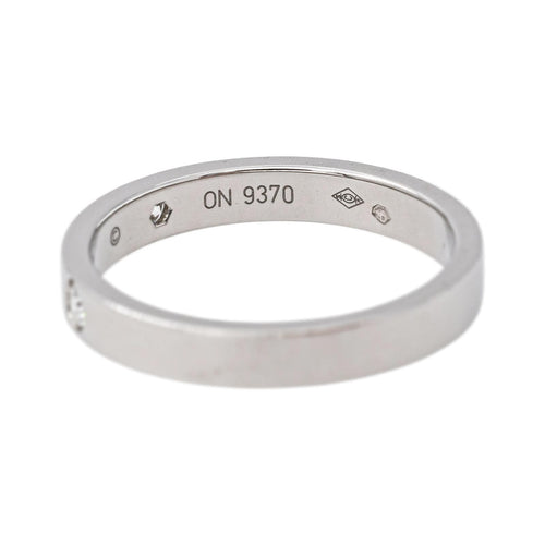 52 Cartier C de Cartier - Bague alliance en platine et diamants 58 Facettes 5898094CN
