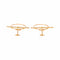 Hermès Loop - Boucles d'oreilles en or rose 58 Facettes 5903514RV