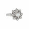 49 Marguerite - Bague en or blanc et diamants 58 Facettes 5912929CN