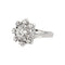 49 Marguerite - Bague en or blanc et diamants 58 Facettes 5912929CN