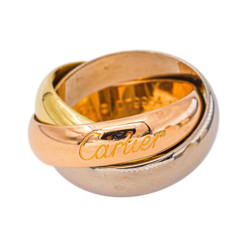 50 Cartier Trinity - Bague en or jaune, blanc et rose 58 Facettes 5923921RV