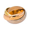 50 Cartier Trinity - Bague en or jaune, blanc et rose 58 Facettes 5923921RV