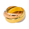 50 Cartier Trinity - Bague en or jaune, blanc et rose 58 Facettes 5923921RV