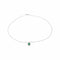 Collier pendentif en or blanc, émeraude et diamants 58 Facettes 5943459RV