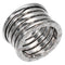 Bague 54 Bvlgari B.Zero1 XXe anniversaire - Bague cinq rangs en or blanc 58 Facettes rm3p1t43eg
