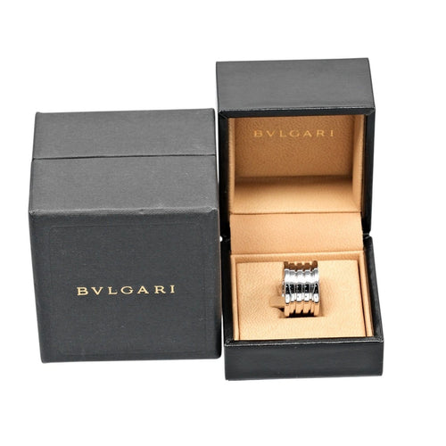Bague 54 Bvlgari B.Zero1 XXe anniversaire - Bague cinq rangs en or blanc 58 Facettes rm3p1t43eg