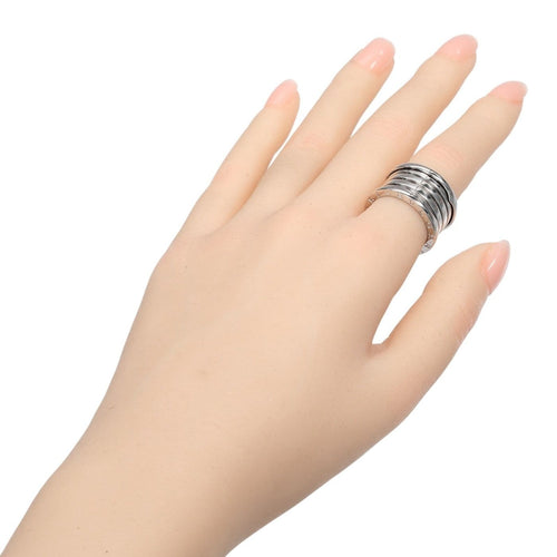 Bague 54 Bvlgari B.Zero1 XXe anniversaire - Bague cinq rangs en or blanc 58 Facettes rm3p1t43eg