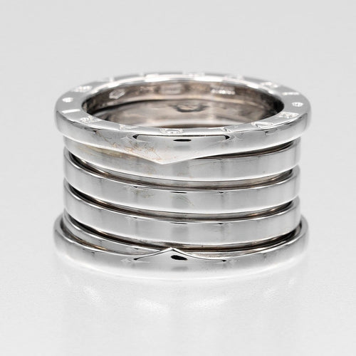 Bague 54 Bvlgari B.Zero1 XXe anniversaire - Bague cinq rangs en or blanc 58 Facettes rm3p1t43eg