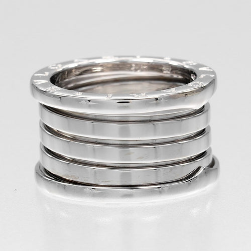 Bague 54 Bvlgari B.Zero1 XXe anniversaire - Bague cinq rangs en or blanc 58 Facettes rm3p1t43eg