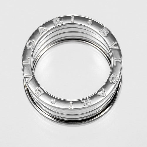 Bague 54 Bvlgari B.Zero1 XXe anniversaire - Bague cinq rangs en or blanc 58 Facettes rm3p1t43eg