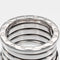 Bague 54 Bvlgari B.Zero1 XXe anniversaire - Bague cinq rangs en or blanc 58 Facettes rm3p1t43eg