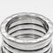 Bague 54 Bvlgari B.Zero1 XXe anniversaire - Bague cinq rangs en or blanc 58 Facettes rm3p1t43eg