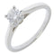 Bague 46 Cartier Solitaire 1895 - Bague en platine et diamant 58 Facettes fizfnwg3co