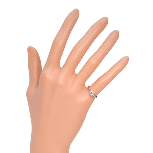 Bague 46 Cartier Solitaire 1895 - Bague en platine et diamant 58 Facettes fizfnwg3co