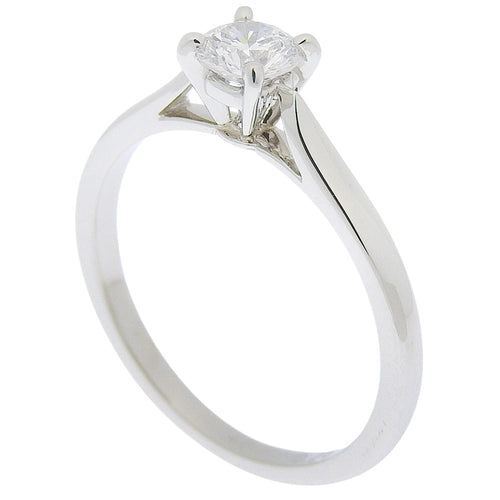 Bague 46 Cartier Solitaire 1895 - Bague en platine et diamant 58 Facettes fizfnwg3co