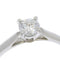 Bague 46 Cartier Solitaire 1895 - Bague en platine et diamant 58 Facettes fizfnwg3co