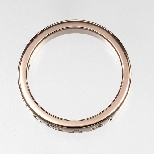 Bague 59 Bvlgari B.zero1 - Bague logo en or rose 18 ct 58 Facettes lm5z26rmae