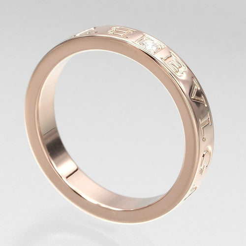 Bague 59 Bvlgari B.zero1 - Bague logo en or rose 18 ct 58 Facettes lm5z26rmae