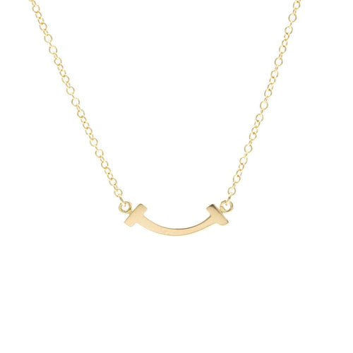 Pendentif Tiffany & Co. T Smile - Pendentif en or rose 18K 58 Facettes n7crjijldj