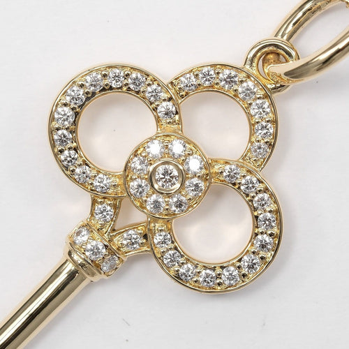 Pendentif Tiffany & Co. Crown Key - Pendentif en or jaune 18K et diamants 58 Facettes lqpz3ue6oq
