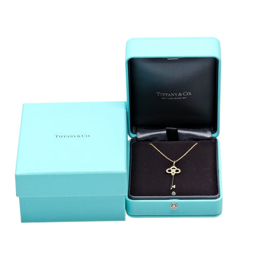 Tiffany & Co. Crown Key - Pendentif en or jaune 18K et diamants 58 Facettes lqpz3ue6oq