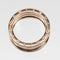 Bague 55 Bvlgari B.Zero1 - Bague trois rangs en or rose 18K 58 Facettes releonypxq