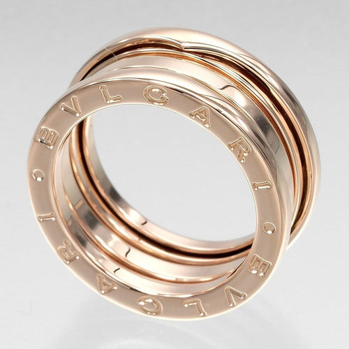 Bague 55 Bvlgari B.Zero1 - Bague trois rangs en or rose 18K 58 Facettes releonypxq