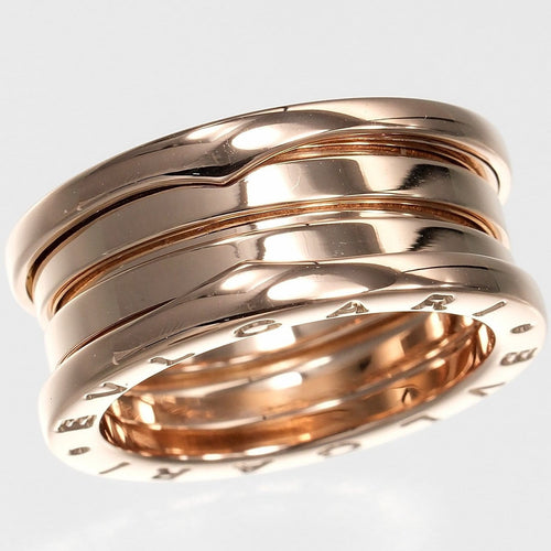 Bague 55 Bvlgari B.Zero1 - Bague trois rangs en or rose 18K 58 Facettes releonypxq