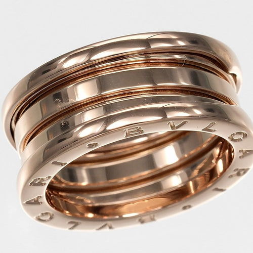 Bague 55 Bvlgari B.Zero1 - Bague trois rangs en or rose 18K 58 Facettes releonypxq