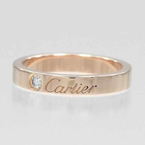 Bague 47 Cartier C de Cartier - Alliance en or rose et diamant 58 Facettes pc16qed2gb