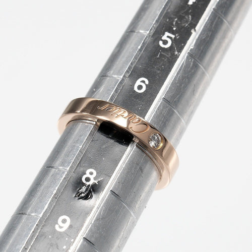 47 Cartier C de Cartier - Alliance en or rose et diamant 58 Facettes pc16qed2gb