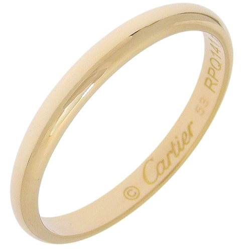 Bague 53 Cartier 1895 - Alliance en or jaune 18K 58 Facettes fjkla7bvkj