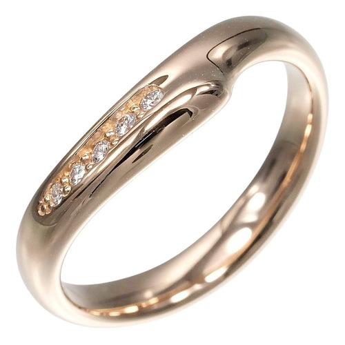 Bague 47 Tiffany & Co. Elsa Peretti - Bague en or rose et diamants 58 Facettes a3xy7ayo0z