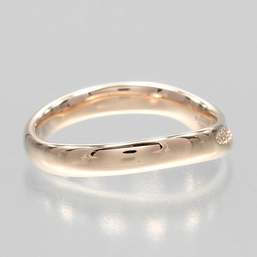 Bague 47 Tiffany & Co. Elsa Peretti - Bague en or rose et diamants 58 Facettes a3xy7ayo0z