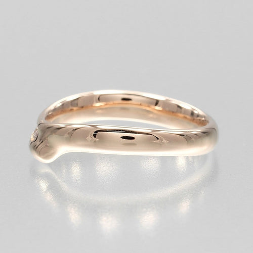 Bague 47 Tiffany & Co. Elsa Peretti - Bague en or rose et diamants 58 Facettes a3xy7ayo0z