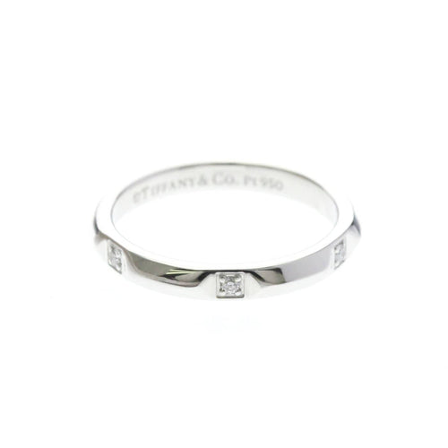 Bague 53 Tiffany & Co. - Bague True Band en or jaune 18K et diamants 58 Facettes ypu8ajkjof