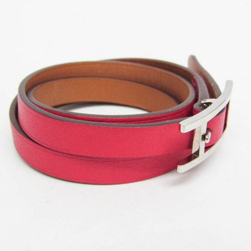 Hermès Hapi 3 - Bracelet en cuir rose et métal 58 Facettes cxfyppdjil