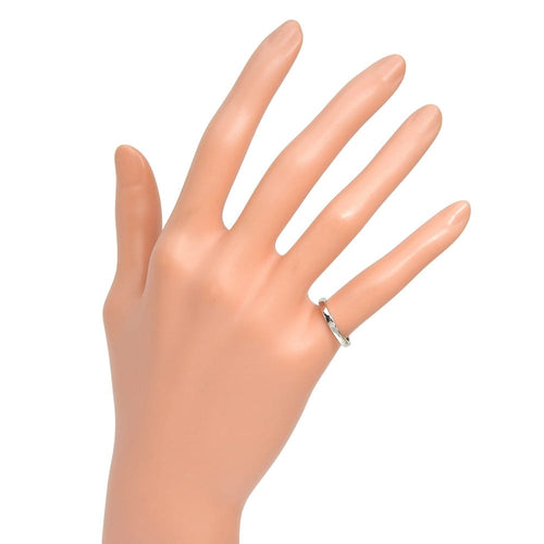 Bague 46 Cartier C de Cartier - Alliance en platine avec diamant 58 Facettes l4s7ncnstv