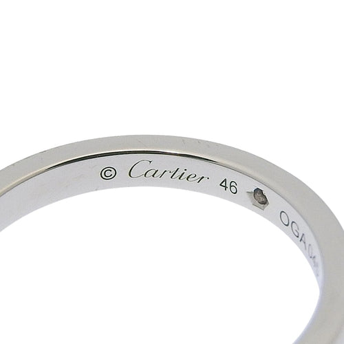 46 Cartier C de Cartier - Alliance en platine avec diamant 58 Facettes l4s7ncnstv
