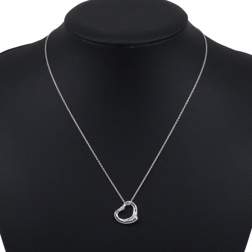 Tiffany & Co. Elsa Peretti - Pendentif Open Heart en argent et diamant 58 Facettes ngitmkd8dn