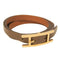 Hermès Hapi 3 - Bracelet en cuir beige 58 Facettes us84ou2bhj