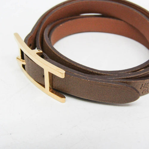 Hermès Hapi 3 - Bracelet en cuir beige 58 Facettes us84ou2bhj