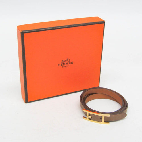 Hermès Hapi 3 - Bracelet en cuir beige 58 Facettes us84ou2bhj