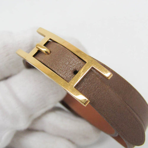 Hermès Hapi 3 - Bracelet en cuir beige 58 Facettes us84ou2bhj