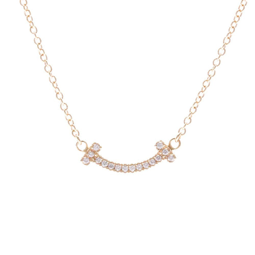 Tiffany & Co. T Smile - Pendentif en or rose 18K 58 Facettes kn8uk55s83
